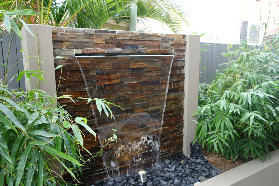 Water features, pools and spas